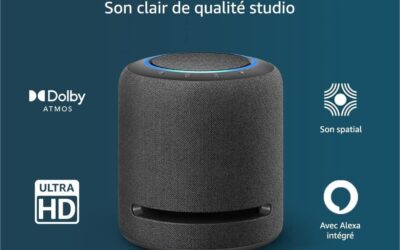 Echo Studio (Nouvelle génération) | Notre enceinte connectée Bluetooth et Wi-Fi aux meilleures performances audio | Avec Dolby Atmos, son spatial, hub connecté et Alexa | Anthracite