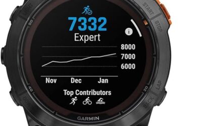 Garmin fēnix 7X Pro, Solar – Montre GPS Multisports connectée – Gray avec Bracelet Noir – Boîtier 51 mm