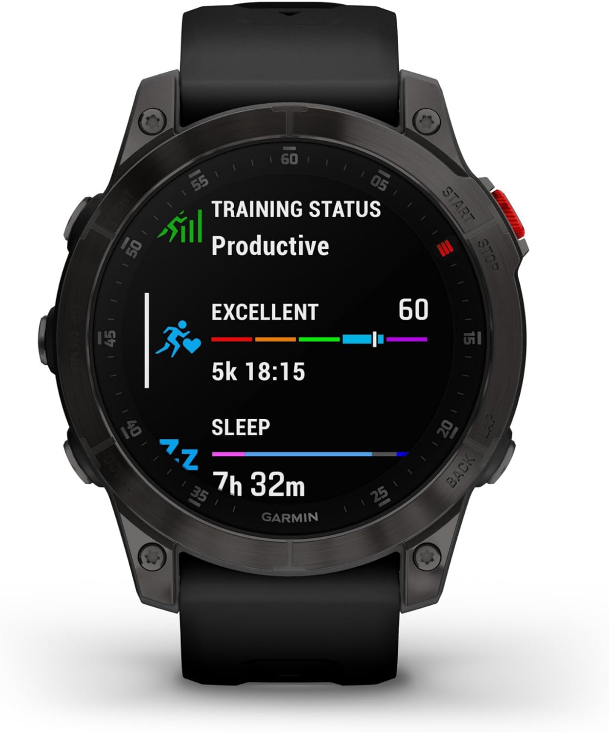 Garmin epix Gen 2, Montre Intelligente Active Haut de Gamme, fonctionnalités de santé et de Bien-être, écran AMOLED à écran Tactile, Montre d’aventure avec fonctionnalités avancées, Titane Noir